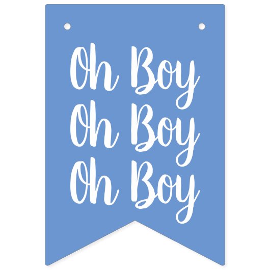 Oh Boy Oh Boy Boy Wimpelkette (Erste Fahne)