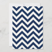 Oh Boy Orange und Blue Baby Dusche Einladung (Rückseite)