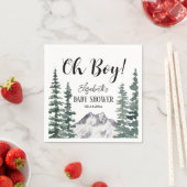 Oh Boy Rustic Mountains Kinderdusche Serviette (Beispiel)