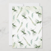 Oh, Boy Safari Animals Baby Dusche Einladung (Rückseite)