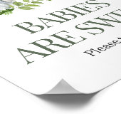 Oh, Boy Safari Baby Dusche Babys sind süß Poster (Ecke)