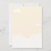 Oh Boy,  Teddy Bear Baby shower boy Einladung (Rückseite)