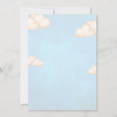 Oh Boy, Teddy Bear Baby shower boy Einladung (Rückseite)