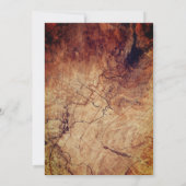 Oh Boy Teddy Bear Rustic Wood Grain Baby Dusche Einladung (Rückseite)