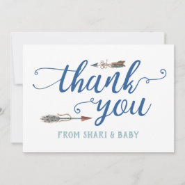 Oh Boy Tribal Baby Dusche Danke