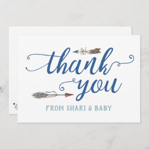 Oh Boy Tribal Baby Dusche Danke