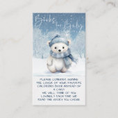 Oh Boy Winter |Woodland Baby Shooting Books for Ba Begleitkarte (Vorderseite)