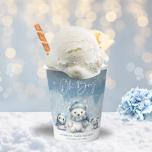 Oh Boy Winter | Woodland Babydusche