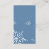 Oh Boy Winter | Woodland Babydusche Windelwindeln Begleitkarte (Rückseite)