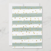 Oh Boy Woodland Animal Baby Shower Einladung (Rückseite)