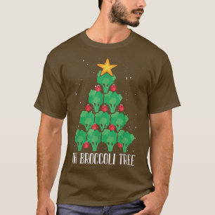 Oh Brokkoli Baum Vegetarisch Xmas Vegan Frohe Weih T-Shirt