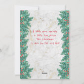 Oh by Golly Holly Jolly Feiertagskarte (Rückseite)