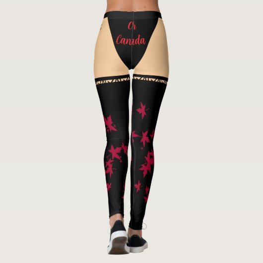 Oh Canada Illusion Leggings (Rückseite)
