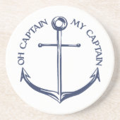 Oh Captain Getränkeuntersetzer (Vorne)
