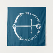 Oh Captain Wandteppich (Vorderseite (Horizontal))