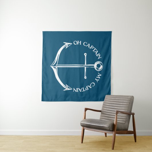 Oh Captain Wandteppich (Beispiel (Horizontal))
