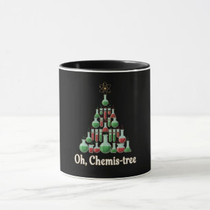Oh Chemie-Baum Lustige Wissenschaft Chemie Weihnac Tasse