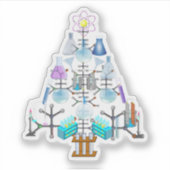 Oh Chemie, Oh Christbaum Aufkleber (Vorderseite)
