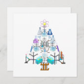 Oh Chemie, Oh Christbaum Einladung (Vorne/Hinten)