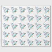 Oh Chemie, Oh Christbaum Geschenkpapier (Flach)