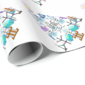 Oh Chemie, Oh Christbaum Geschenkpapier (Rolleneckpunkt)