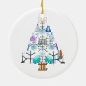 Oh Chemie, Oh Christbaum Keramik Ornament (Hinten)