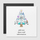 Oh Chemie, Oh Christbaum Magnetkarte (Vorne/Hinten)