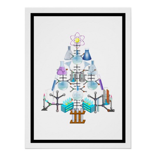 Oh Chemie, Oh Christbaum Poster (Vorderseite)