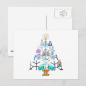 Oh Chemie, Oh Christbaum Postkarte (Vorne/Hinten)