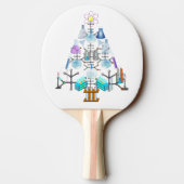 Oh Chemie, Oh Christbaum Tischtennis Schläger (Rückseite)