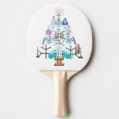 Oh Chemie, Oh Christbaum Tischtennis Schläger (Vorderseite)
