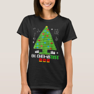 Oh Chemiker-Baum-Weihnachtshässliche T-Shirt