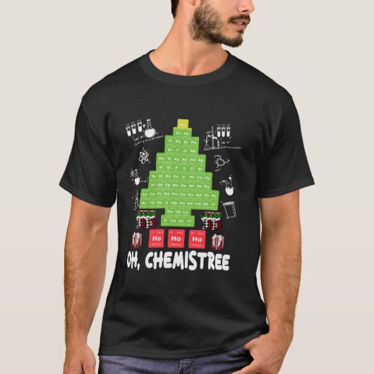 Oh Chemist Tree Chemistree Funny Science Chemistry T-Shirt (Vorderseite)