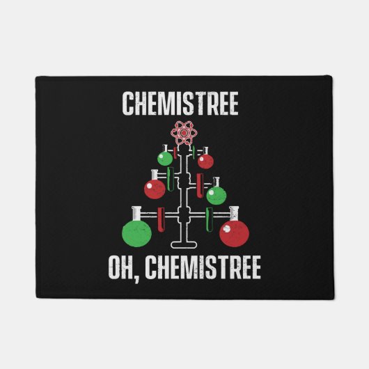 Oh Chemist Tree Chemistree Pun Science Fußmatte (Vorderseite)