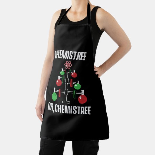 Oh Chemist Tree Chemistree Pun Science Schürze (InSitu)