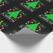 Oh Chemist Tree Merry Chemistree Chemistry Ugly Ch Geschenkpapier (Ecke)