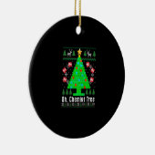Oh Chemist Tree Merry Chemistree Chemistry Ugly Ch Keramik Ornament (Rechts)