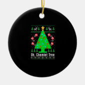 Oh Chemist Tree Merry Chemistree Chemistry Ugly Ch Keramik Ornament (Vorne)