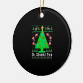 Oh Chemist Tree Merry Chemistree Chemistry Ugly Ch Keramik Ornament (Links)