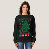 Oh Chemist Tree Merry Christmas Chemistream Sweatshirt (Vorne ganz)
