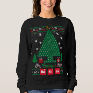 Oh Chemist Tree Merry Christmas Chemistream Sweatshirt