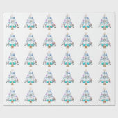 Oh Chemist Tree, Oh Weihnachtsbaum Geschenkpapier (Flach)