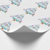 Oh Chemist Tree, Oh Weihnachtsbaum Geschenkpapier (Ecke)