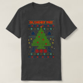 Oh Chemist Tree Ugly Christmas Sweatshirt T-Shirt (Design vorne)