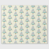 Oh, Chemist Tree Weihnachten Geschenkpapier (Flach)