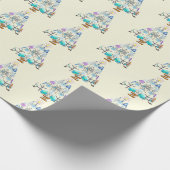 Oh, Chemist Tree Weihnachten Geschenkpapier (Ecke)