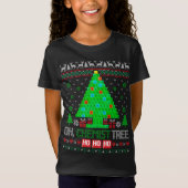 Oh Chemist Tree Weihnachtschemie Wissenschaftszeit T-Shirt (Vorderseite)