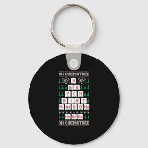oh chemistream Chemist Science Weihnachten Schlüsselanhänger