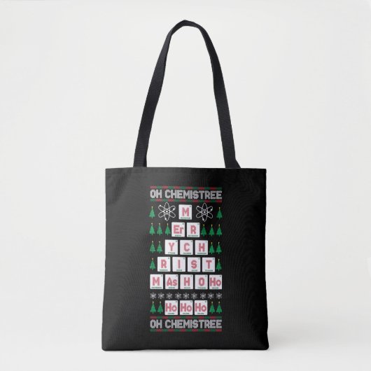 oh chemistream Chemist Science Weihnachten Tasche (Vorderseite)