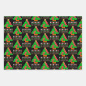 Oh Chemistream - hässlicher Weihnachtssüßer für Ch Geschenkpapier Set (Vorderseite)